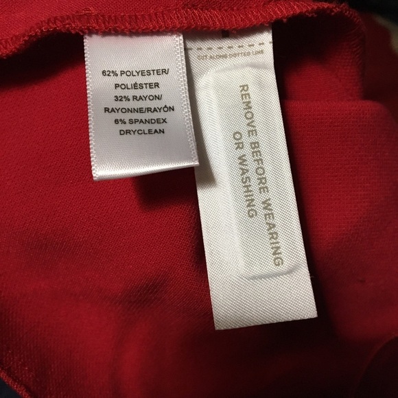 LOFT Ann Taylor red sleeveless shift dress NWT 6‎ - Picture 8 of 8